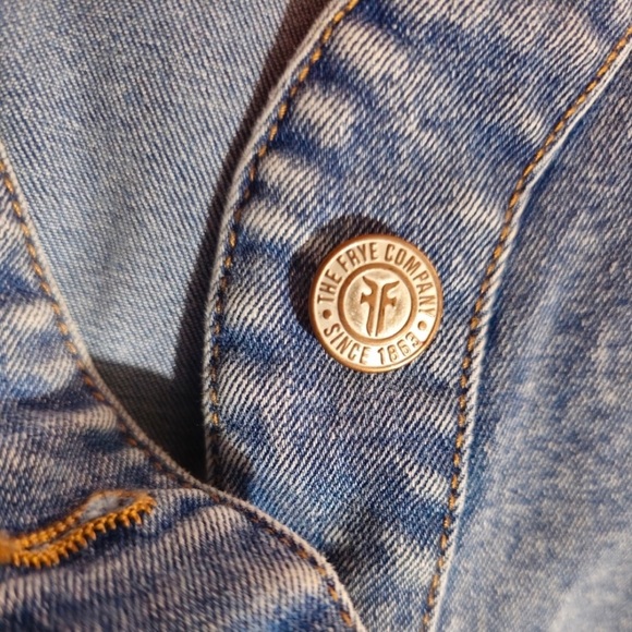 Blue Denim Sleeveless Mini Dress- 18 PTP - Picture 3 of 5